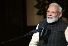 pm modi during a podcast with lex fridman